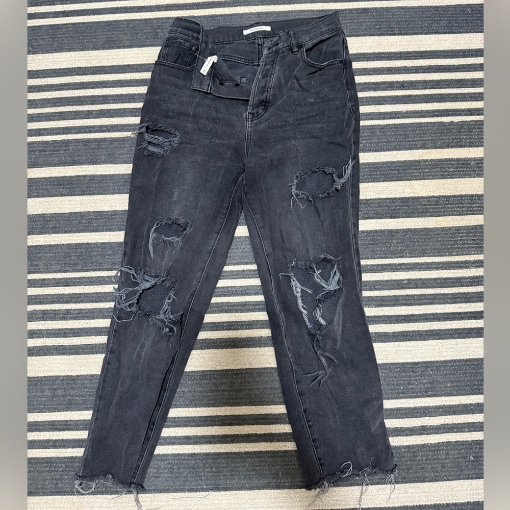 PacSun Black Distressed Skinny Jeans